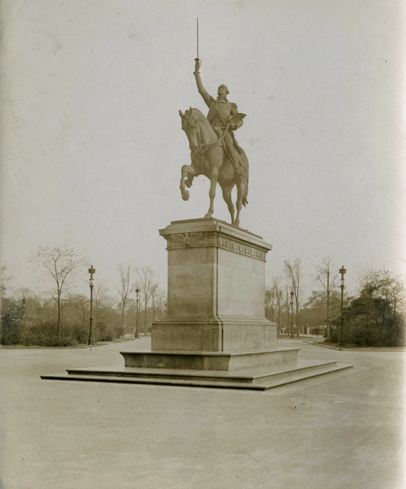 George Washington Monument, Washington Park, Chicago, early 20th century (NBY 893)