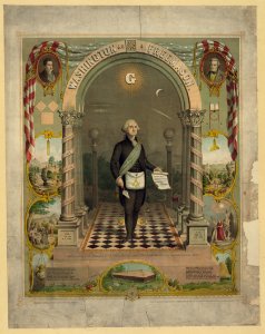 George Washington, freemason 02796u original