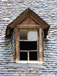 Popular architecture val d'aran broken glass photo