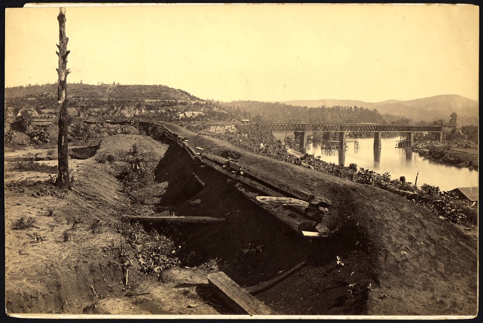 Georgia, Etawah Bridge, Defenses of - NARA - 533396