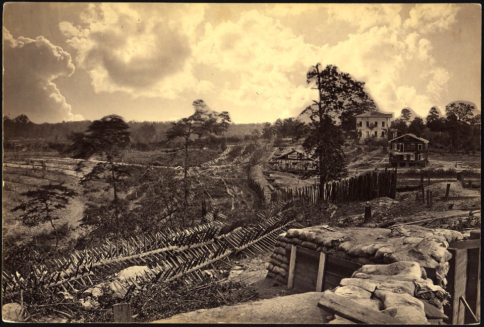 Georgia, Atlanta, Confederate works in front of - NARA - 533412