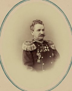 Georgievskie kavalery i nagrazhdennye zolotym oruzhiem. Za vziatie Khodzhenda. 24-go Maia, 1866 g. Pol. 1-go T.S.B. M. A. Pishchemuki LCCN2007678422