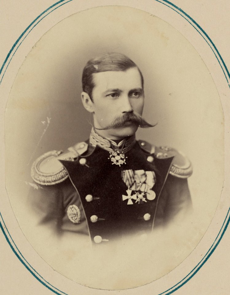 Georgievskie kavalery i nagrazhdennye zolotym oruzhiem. Za vziatie ukriep. Dzhizag (sic). 18 Oktiabria. 1866 g. Kap- Gvar. N. A. Mazing LCCN2007678453