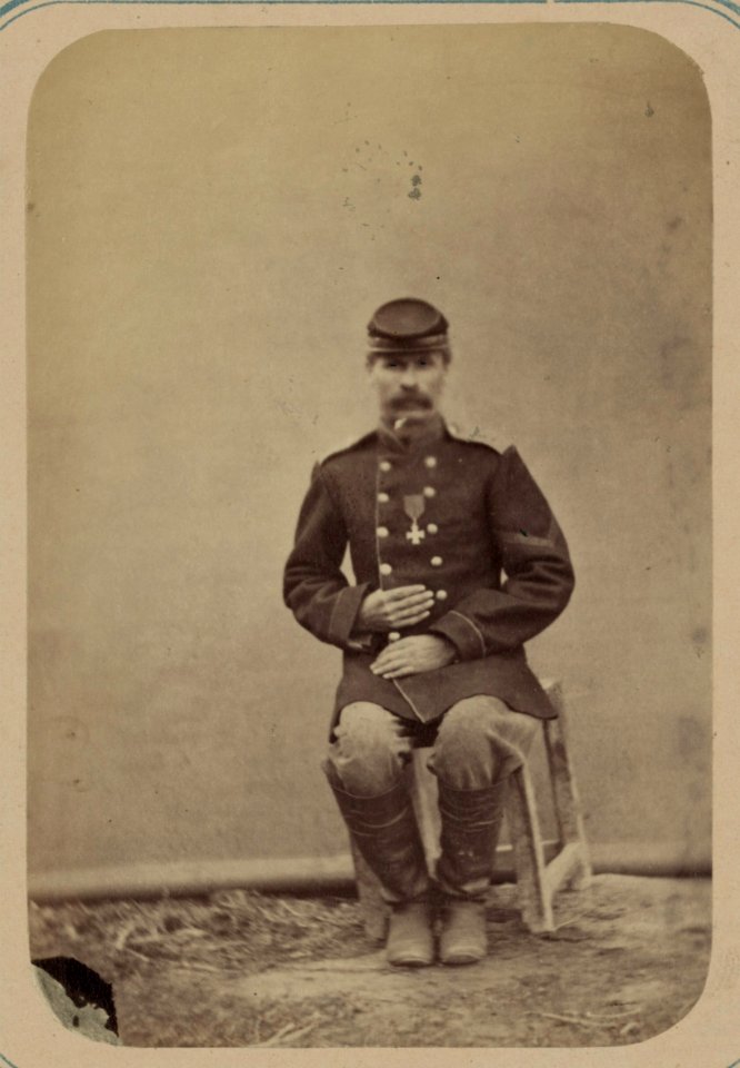 Georgievskie kavalery imieiushchie znaki otlichiia voennago ordena. Za dielo pri Chopan-atinskikh vysotakh 1-go Maia 1868 g. 9-go Turk. Lin. Batal. riad. Satchikov LCCN2007680268