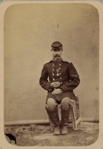 Georgievskie kavalery imieiushchie znaki otlichiia voennago ordena. Za dielo pri Chopan-atinskikh vysotakh 1-go Maia 1868 g. 9-go Turk. Lin. Batal. riad. Satchikov LCCN2007680268