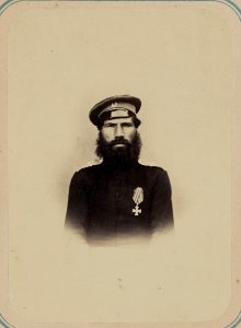Georgievskie kavalery imieiushchie znaki otlichiia voennago ordena. Za dielo pri Chopan-atinskikh vysotakh 1-go Maia 1868 g. Ural'sk. Kaz. V. kaz. Lutshev LCCN2007680271