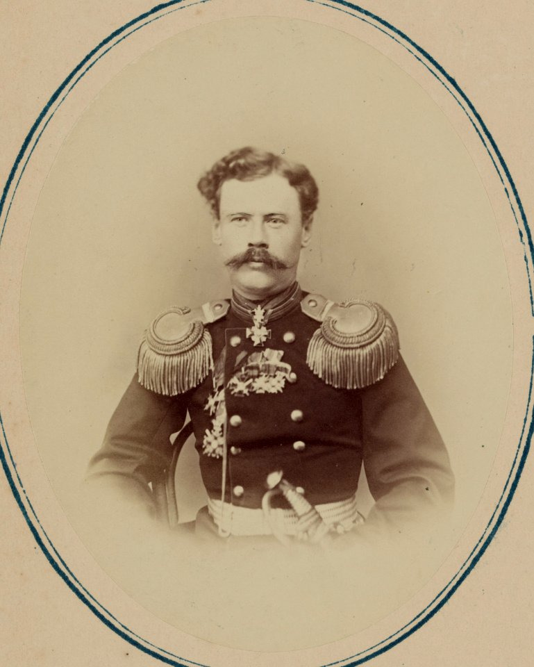 Georgievskie kavalery i nagrazhdennye zolotym oruzhiem. Za vziatie uk- Ura-Tiube 2-go Oktiabria 1866 g. Podp- Ar. Peikh. A. A. Tille LCCN2007680343