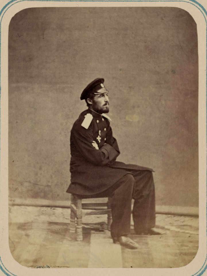 Georgievskie kavalery imieiushchie znaki otlichiia voennago ordena. Za dielo pri Chopan-Atinskikh vysotakh 1-go Maia 1868. Praporshch. G. A. Vozhinskii LCCN2007680279