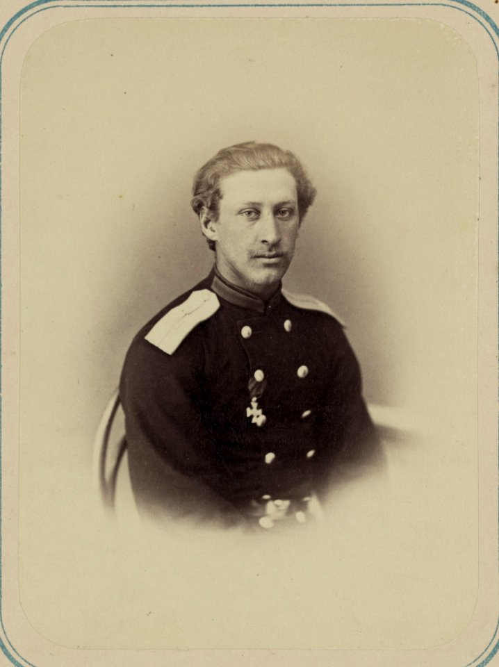 Georgievskie kavalery imieiushchie znaki otlichiia voennago ordena. Za dielo pri Chopan-Atinskikh vysotakh 1-go Maia 1868. Praporshch. P. A. Fok LCCN2007680277