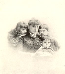 Georgie Drew Barrymore with Ethel, Lionel, and Jack Barrymore