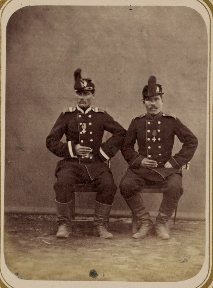 Georgievskie kavalery imieiushchie znaki otlichiia voennago ordena. Za vziatie gor. Khodzhenda 24-go Maia 1866 g. 7-go Turk. Lin. Bat. unt.-of. Shatskikh, riad. Baryshev LCCN2007678440