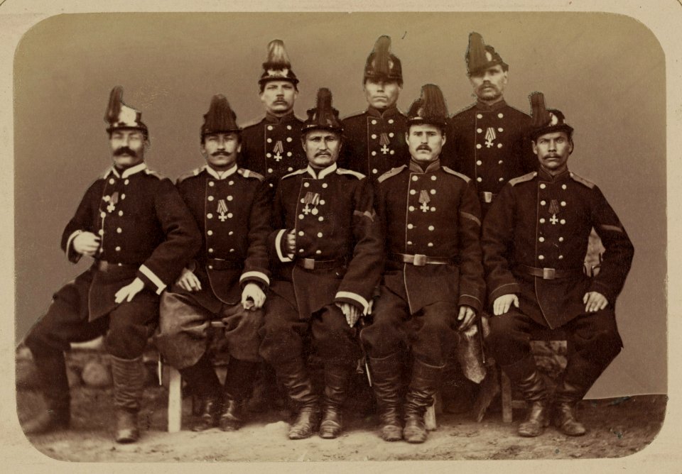 Georgievskie kavalery imieiushchie znaki otlichiia voennago ordena. Za vziatie ukr. Dizag (sic) 18-go Oktiabria 1866 g. 7-go Turk. Lin. Batal. riad. Frolov, Malakhov, Dolgikh, Stolbov, LCCN2007678484