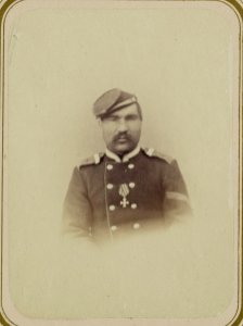 Georgievskie kavalery imieiushchie znaki otlichiia voennago ordena. Za zashchitu Samarkanda s 2-go po 8-e Iiunia 1868 g. 5-go Turk. Lin. Batal. unt.-of. LCCN2007680333