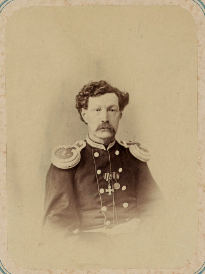 Georgievskie kavalery imieiushchie znaki otlichiia voennago ordena. Za vziatie g. Turkestana 11-go Iiunia 1864 goda. Podpor. A. A. Kolchinskii LCCN2007678359