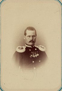 Georgievskie kavalery imieiushchie znaki otlichiia voennago ordena. Za vziatie gor. Tashkenda 18-go Iiunia 1865 g. Praporshch. V. F. Aleksandrov LCCN2007678424