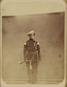 Georgievskie kavalery imieiushchie znaki otlichiia voennago ordena. Za vziatie ukr. Dizag (sic) 18-go Oktiabria 1866 g. Ural. Kaz. V. kaz. trub. Konstantinov LCCN2007678488