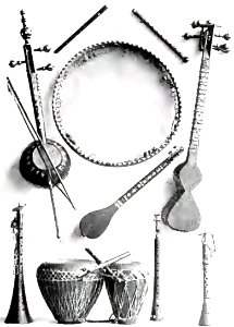 Georgische Musikinstrumente (A)