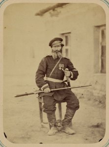 Georgievskie kavalery imieiushchie znaki otlichiia voennago ordena. Za vziatie ukr. Iany-Kurgan 5-go Iiunia 1867 goda. Ural'sk. Kaz. V. ur. Vogolazov LCCN2007678490