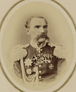 Georgievskie kavalery ordena 3i stepeni. Svity ego imperatorskago velichestva general maior D. N. Romanovskii LCCN2007678341