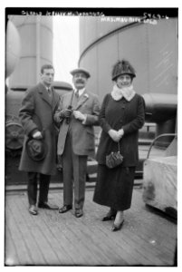 Gerald & Felix M. Warburg with Mrs. Maurice Loeb LCCN2014712352 photo