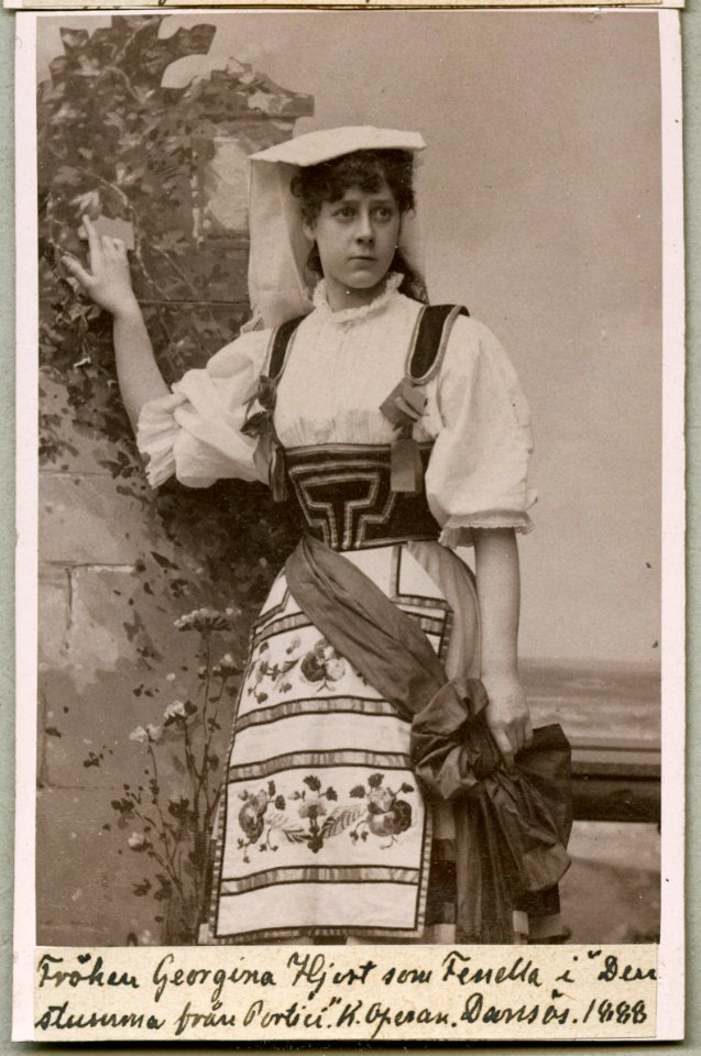 Georgina Hjort, rollporträtt - SMV - H1 109