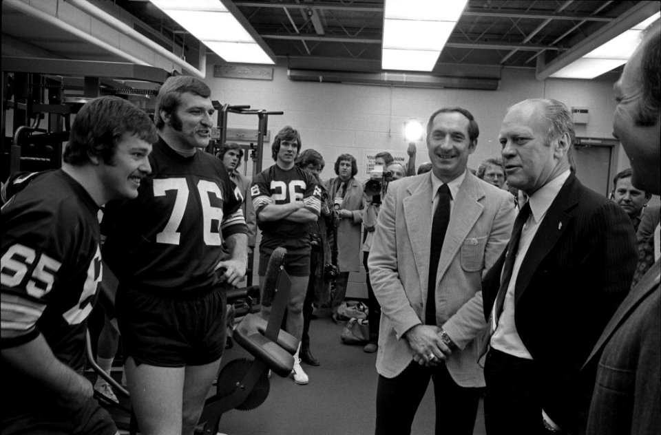 Gerald Ford with the Packers