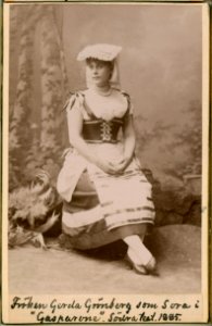 Gerda Grönberg, rollporträtt - SMV - H3 114