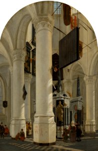 Gerard Houckgeest - The Tomb of William the Silent in the Nieuwe Kerk in Delft - 58 - Mauritshuis