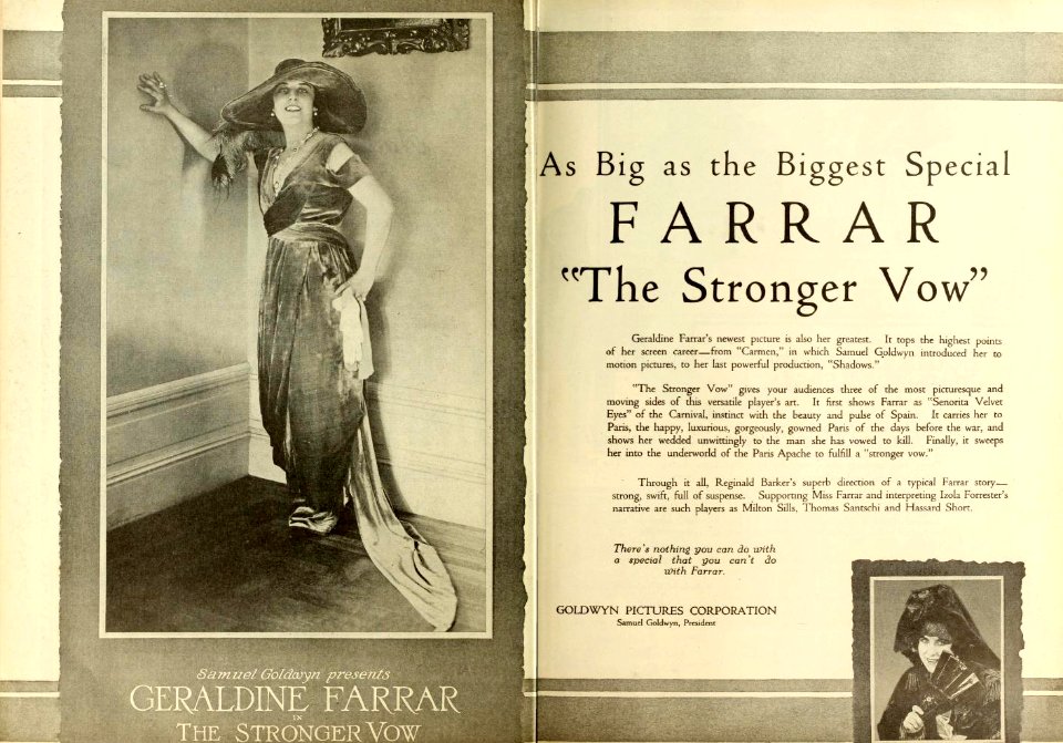 Geraldine Farrar 1919