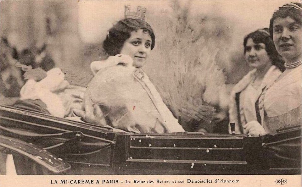 Germaine Brégnat et ses demoiselles d'honneur 1913