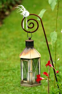Lamp candle artfully