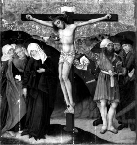 German - Altarpiece with the Passion of Christ - Crucifixion - Walters 37668