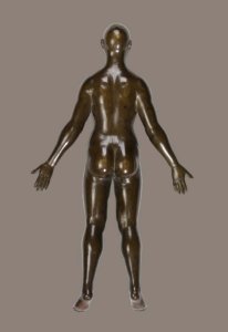 German - Anatomical Figure of a Woman - Walters 54317 - Back