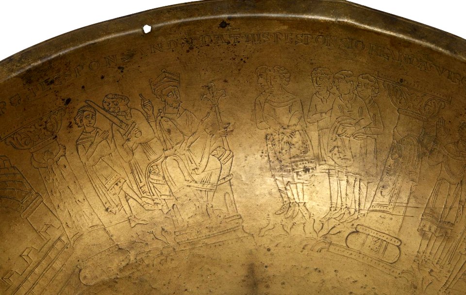 German - Bowl with Scenes from the Legend of St Ursula - Walters 5369 - Detail A