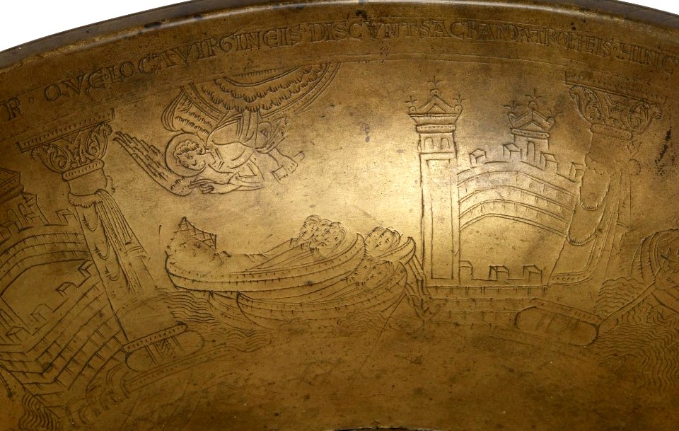 German - Bowl with Scenes from the Legend of St Ursula - Walters 5369 - Detail E