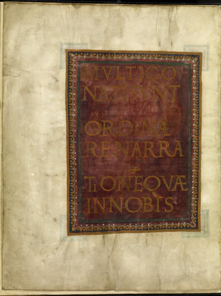 German - Decorated Text Page - Walters W7512V - Full Page