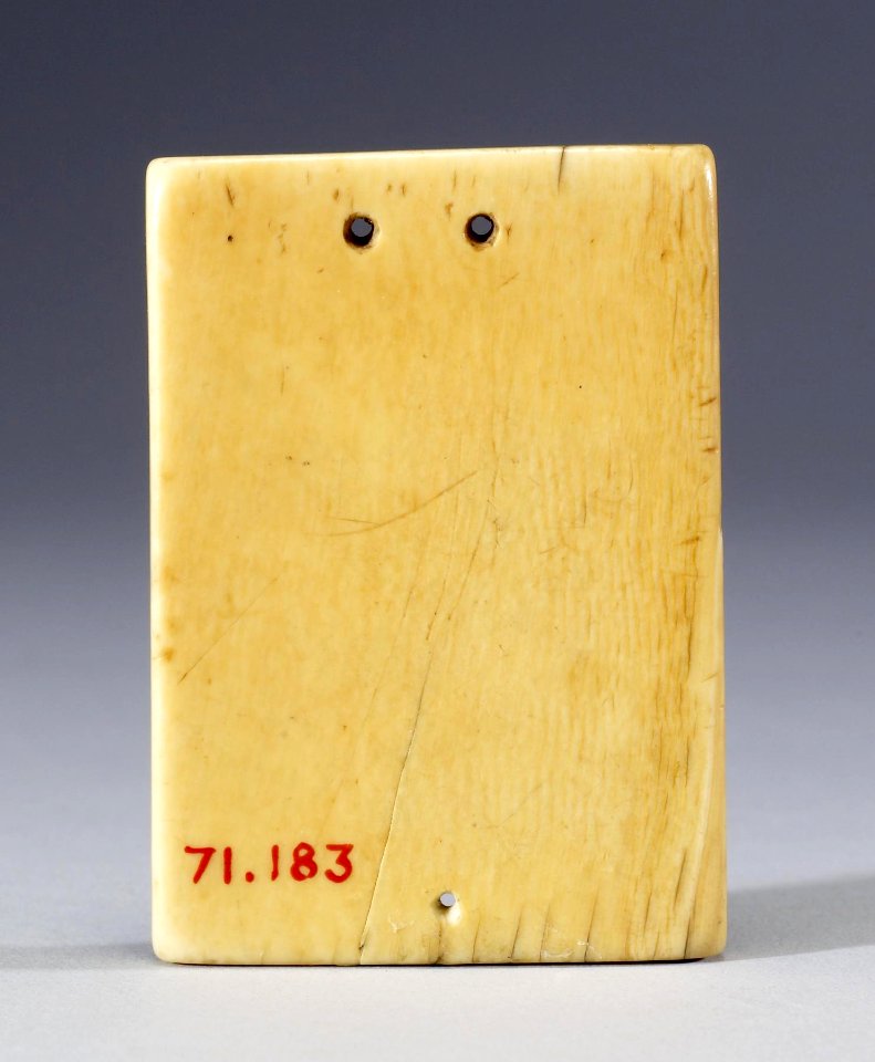 German - Diptych Leaf with the Crucifixion - Walters 71183 - Back