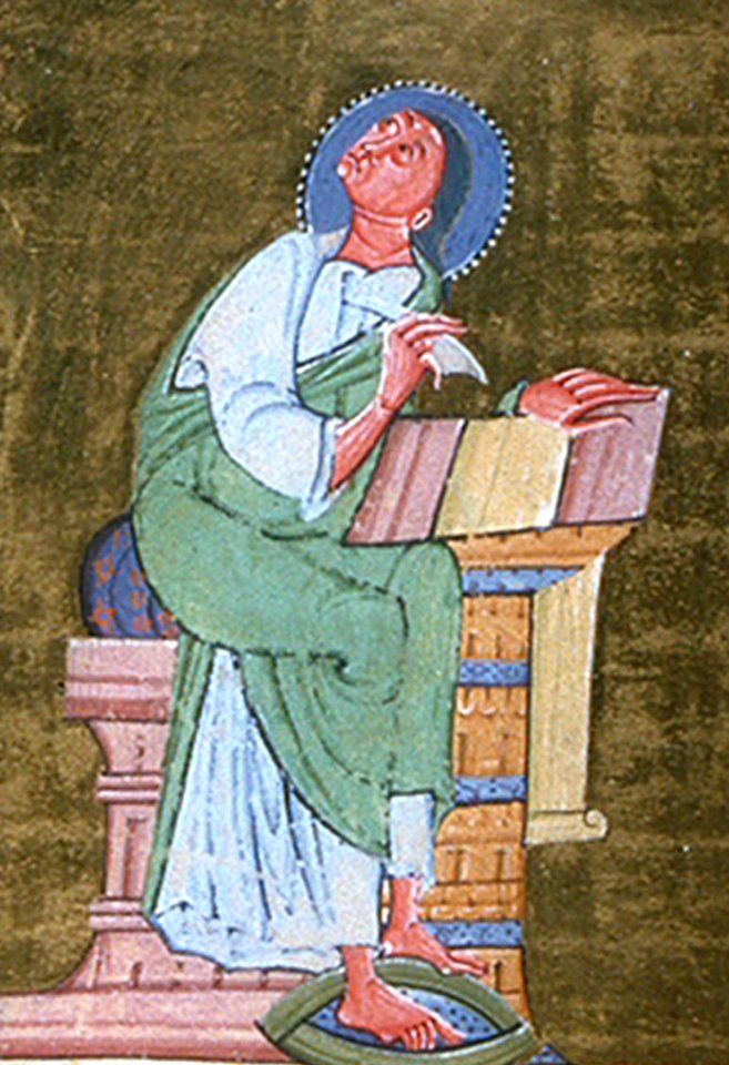 German - Leaf from Gospels - Walters W7161V - Reverse Detail