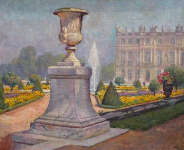 Gerda Wegener vue de Versailles 1917