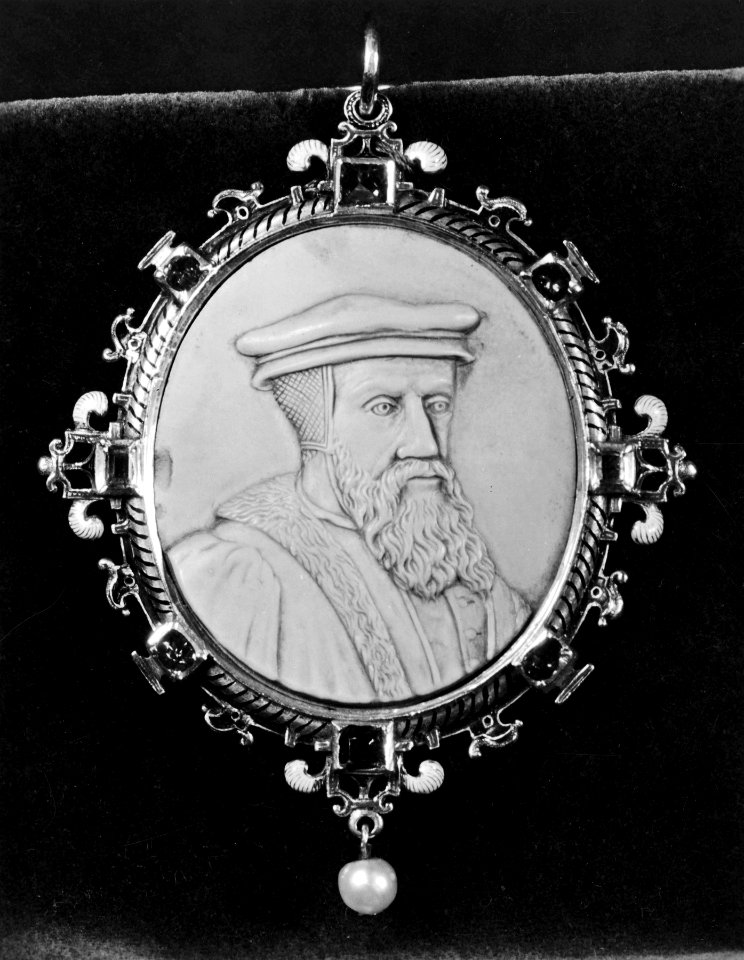 German - Portrait with a Jeweled Frame - Walters 42182