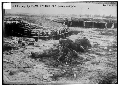 German - Russian Battlefield Near Makow LCCN2014702528