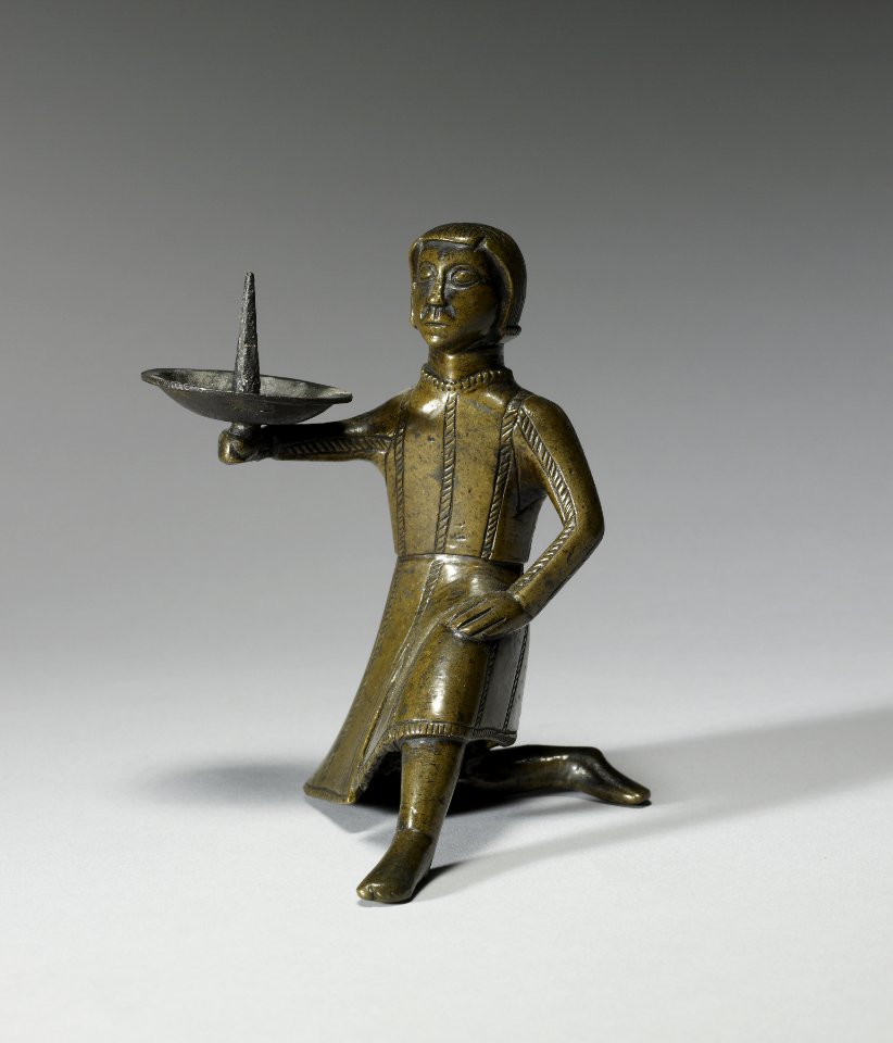 German - Candlestick with a Young Page - Walters 5484 - Three Quarter