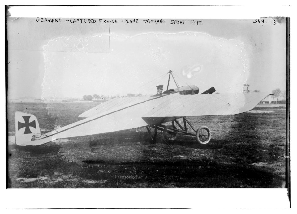 German - Captured French Plane - Morane Sport type LCCN2014700485