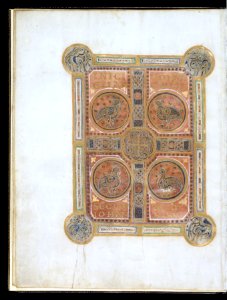 German - Decorated Text Page - Walters W7513V - Open Reverse