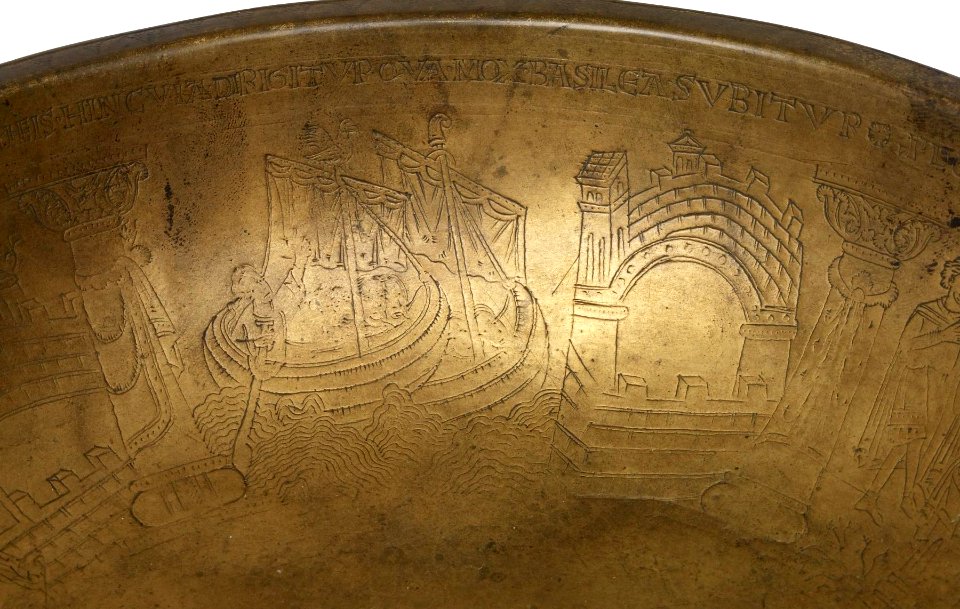 German - Bowl with Scenes from the Legend of St Ursula - Walters 5369 - Detail F