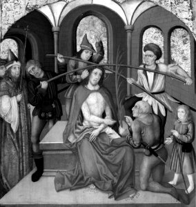 German - Altarpiece with the Passion of Christ - Christ Mocked - Walters 37671 photo