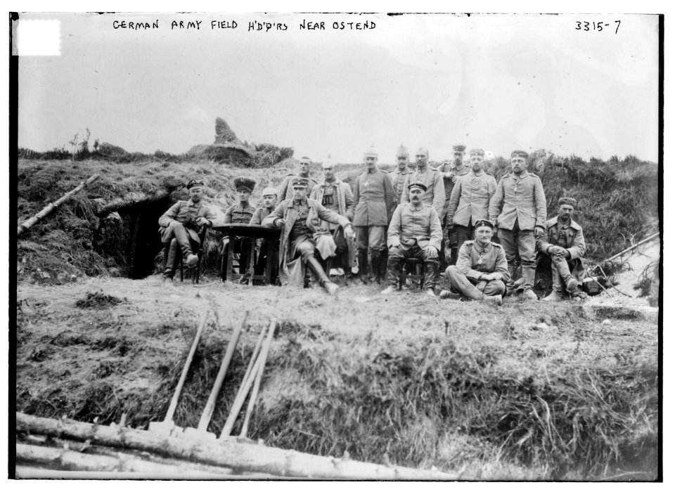 German Army field Hdqrs. near Ostend LCCN2014703582