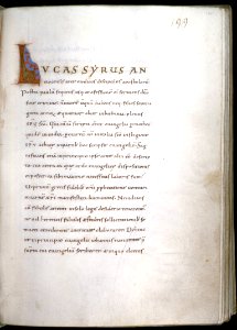 German - Leaf from Gospels - Walters W7101R - Open Obverse