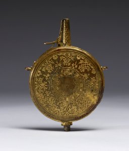 German - Flask for Priming Power with the Justice of Trajan - Walters 511334 - Back
