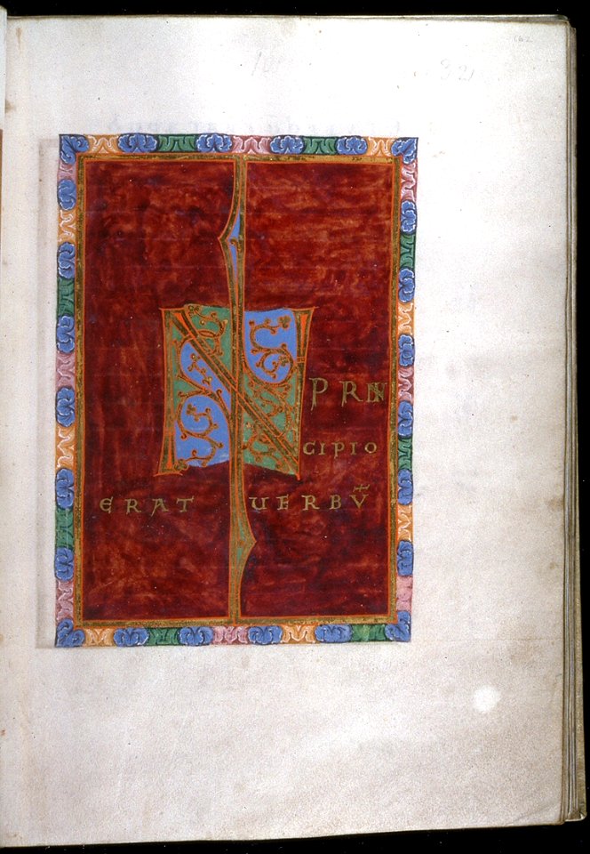 German - Leaf from Gospels - Walters W7162R - Open Obverse